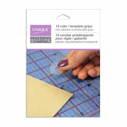 3902215 UNIQUE QUILTING Ruler / Template Grips - 15 pcs.