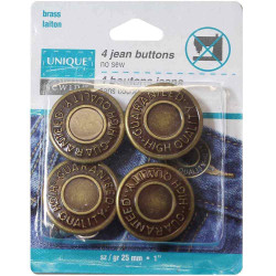 3033299 Bronze Jean Buttons