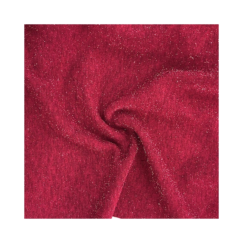 7066 Fancy Scuba Crepe Metallic (5) Maroon