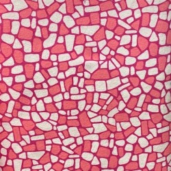 5185 Flannel Geometry Pink/wht